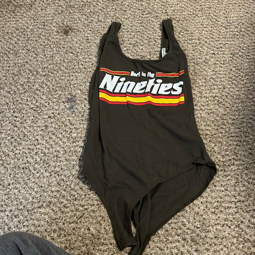 Never worn “born in nineties” tank body suit